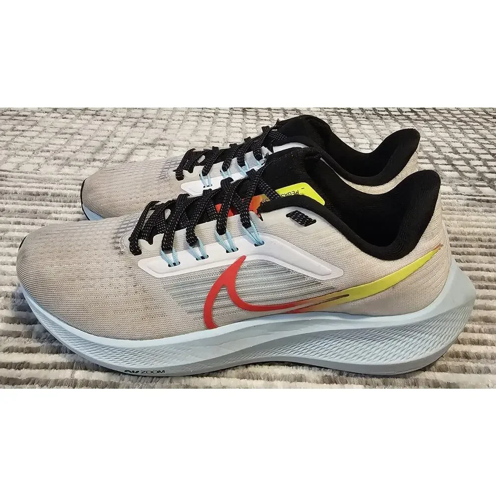 Nike Air Zoom Pegasus 39 White Crimson Volt Women's Size 7.5 Running Shoes